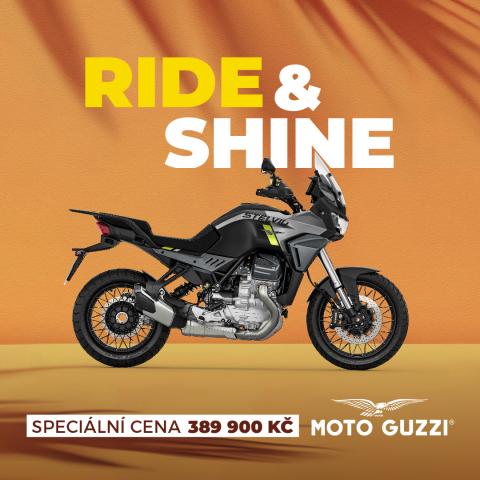 Zvýhodněná cena Moto Guzzi nebo financování s úrokem 0 %