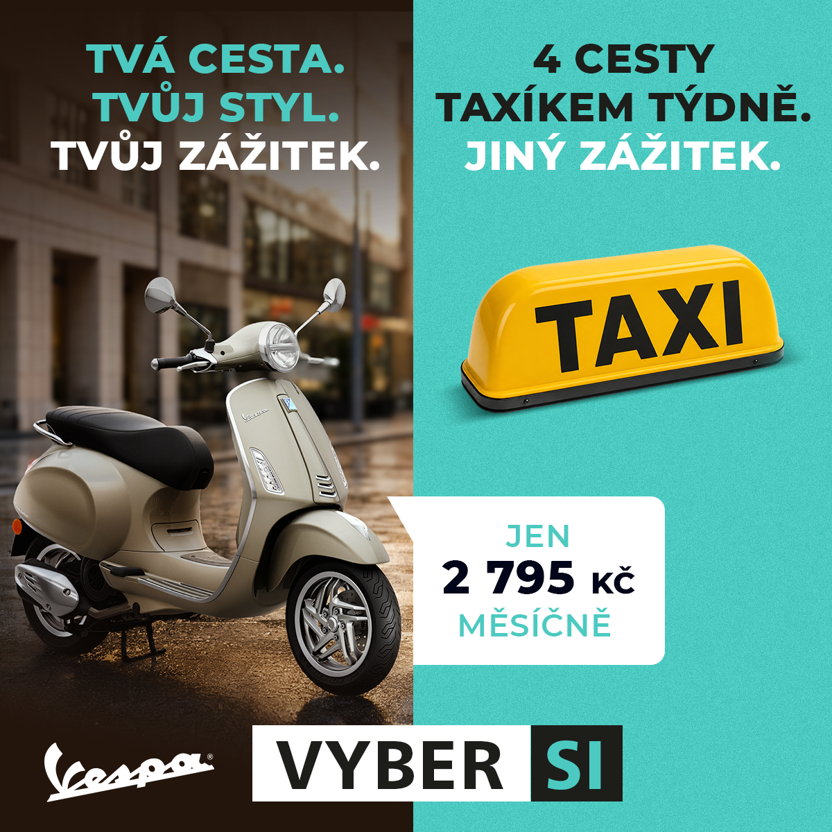 Tvá cesta. Tvůj styl. Tvůj zážitek