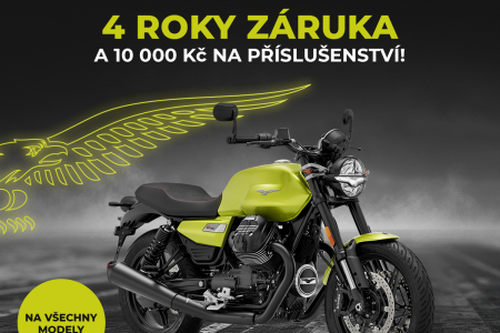 Moto Guzzi + příslušenství za 10 000,- ZDARMA