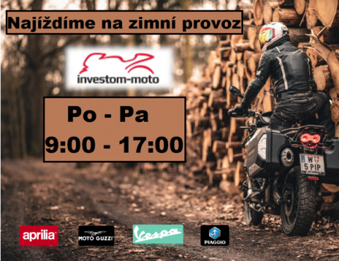 investom-moto, Zlín, Vespa, piaggio, moto-guzzi, aprilia Zlín